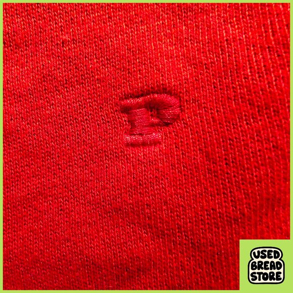 PINK Victorias Secret Flare Monogram Logo Capris Sweatpants Medium Red Soft Warm - Picture 3 of 5